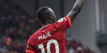 Sadio Mané marca 100 goles en la Premier League
