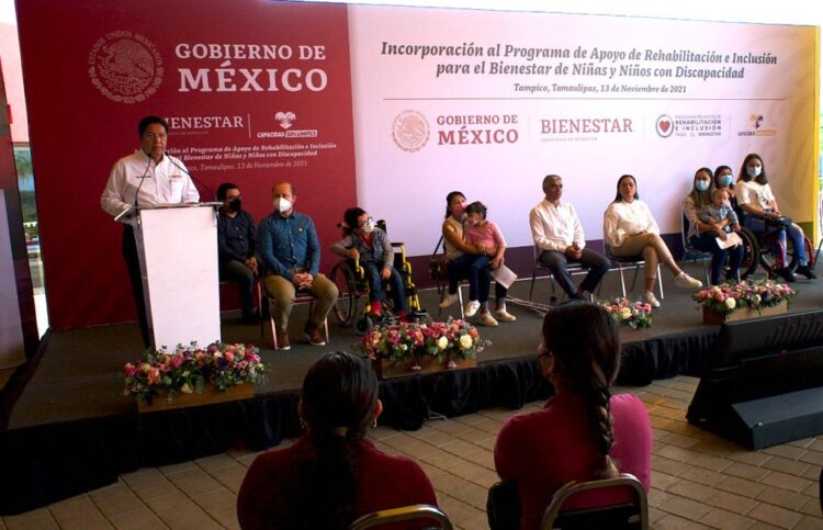 Apoya Gobierno de México a 454 niñas y niños de Tamaulipas con terapias de rehabilitación