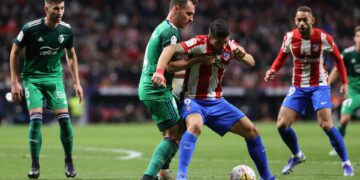 Atlético de Madrid vence al Osasuna