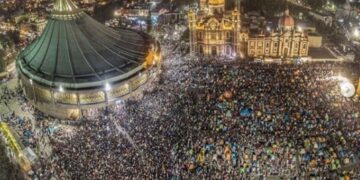 Cada 40 minutos ingresan 700 personas a la Basilica de Guadalupe