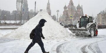 Registra Rusia nevada histórica