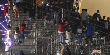Disturbios en el concierto de Santa Fé Klan en Feria de León