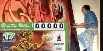 Rinde Lotería Nacional homenaje al pintor tamaulipeco Artemio Guerra