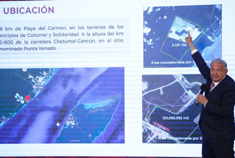 Habitantes de la región apoyan al Tren Maya, sostiene AMLO