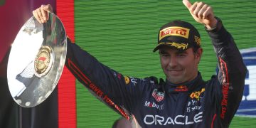 Checo Pérez termina segundo en el GP de Australia