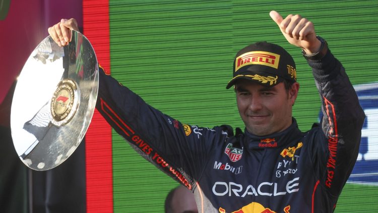 Checo Pérez termina segundo en el GP de Australia