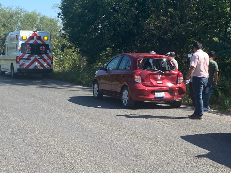 Choque por alcance en la interejidal
