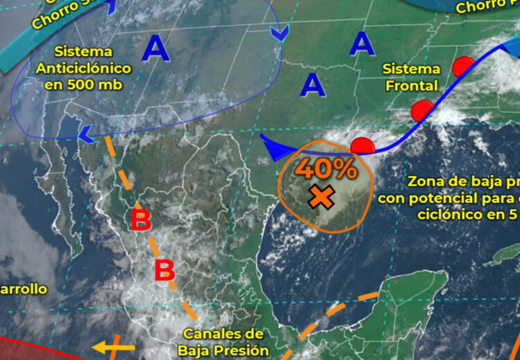 Se forma ciclón en costas de Tamaulipas, se esperan lluvias lleguen a Nuevo León
