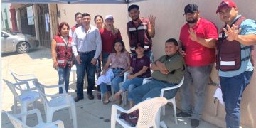 Monta guardia Pepe Braña en consejo distrital para cuidar el triunfo de Morena