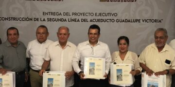 Recibe Eduardo Gattas 310 millones de pesos para segunda línea de acueducto en Ciudad Victoria