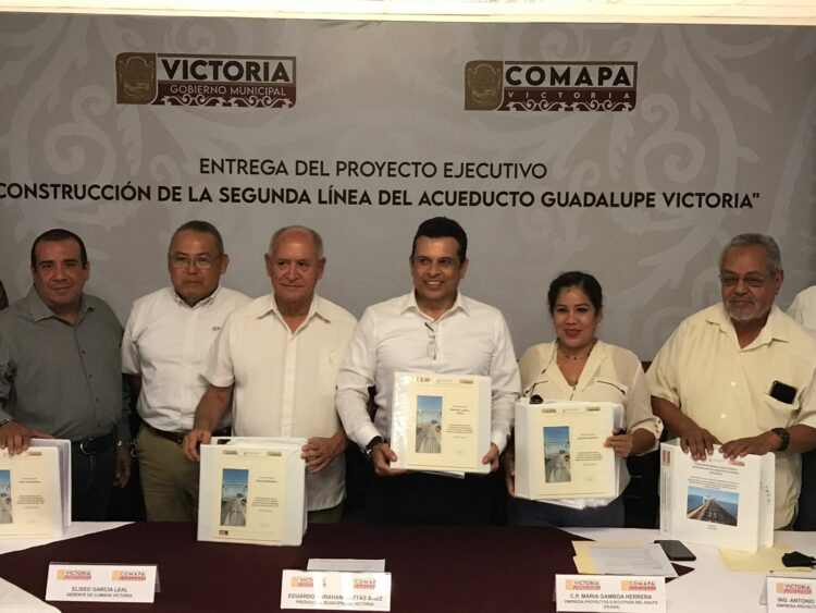 Recibe Eduardo Gattas 310 millones de pesos para segunda línea de acueducto en Ciudad Victoria