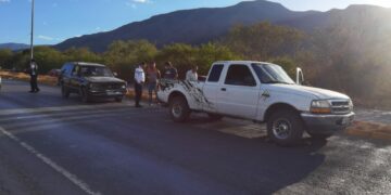 Arman zafarrancho tras chocar en el libramiento