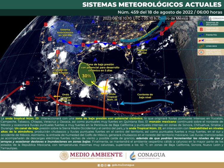Pronostican lluvias para el fin de semana en Ciudad Victoria