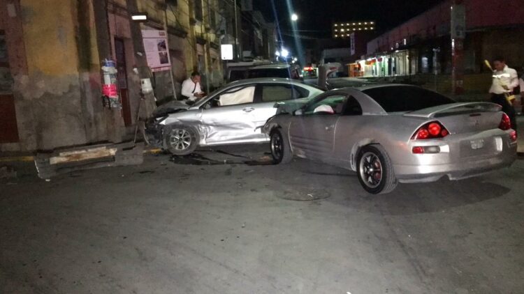 Chocan en la madrugada en el 6 hidalgo