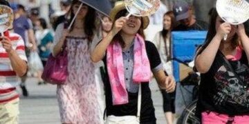 Comienza hacer calor extremo en china