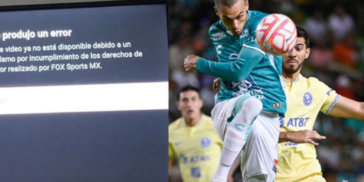 Fox Sports tira la transmisión del Club León vs Club América de Marca Claro