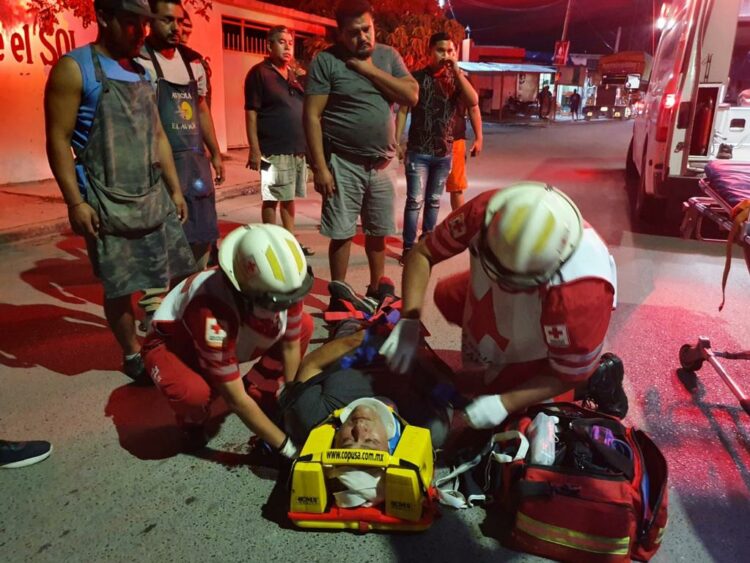 Atropella a perro y termina hospitalizado en la Col. Libertad