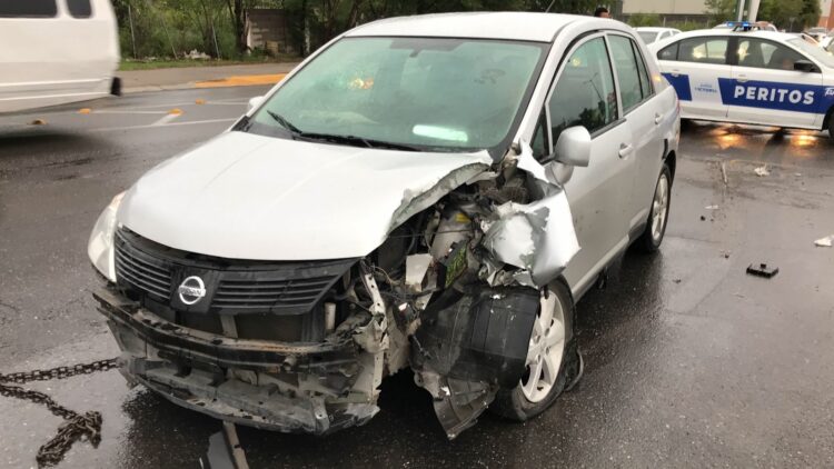 Pierde el control y se impacta en el 8 Zacatecas