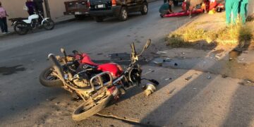 Atropellan a motocilista en el 3 abasolo