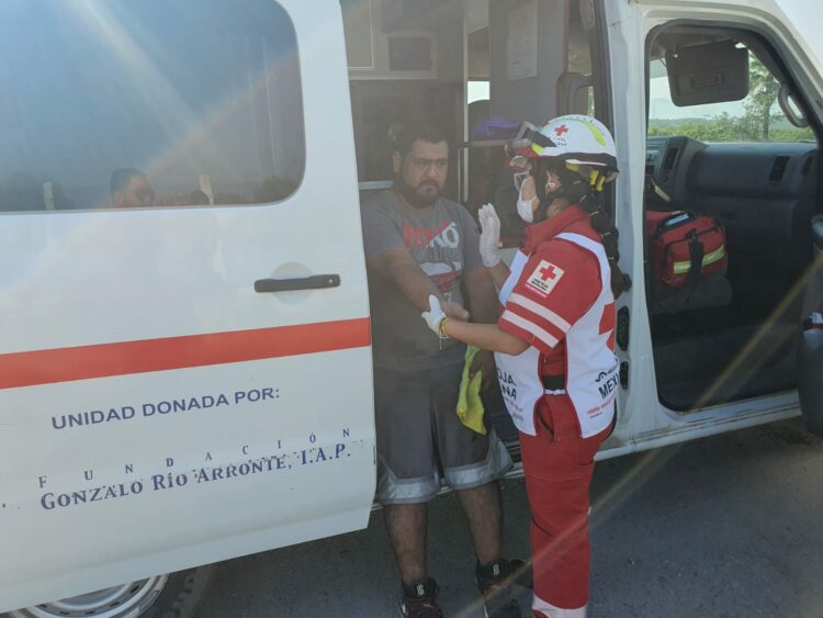 Embiste a motociclista en Bulevar Práxedis Balboa