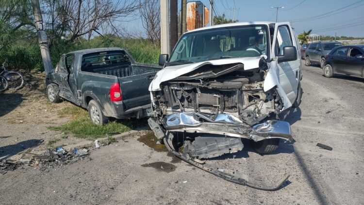 Choque múltiple en Libramiento Naciones Unidas