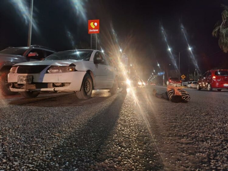 Atropellan a mujer en la Calzada Ruiz Caballero