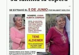 Sigue la búsqueda de Doña Juanita Huerta.
