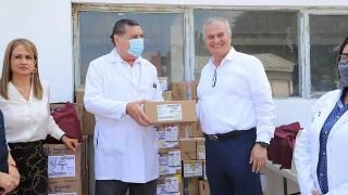 Sigue la entrega de medicamentos y material de curación a hospitales de Tamaulipas.