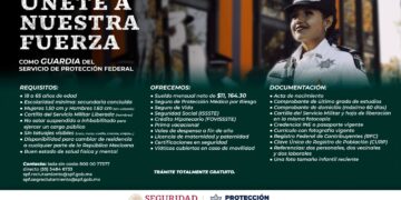 Inicia reclutamiento de Guardia de Protección Federal