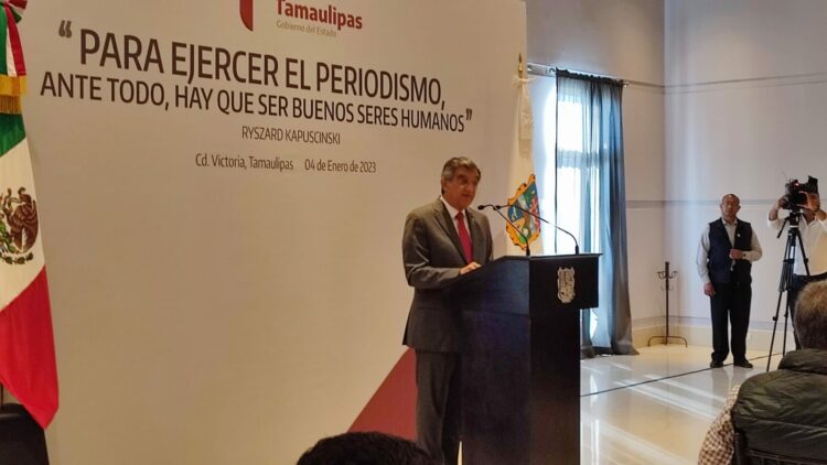 Llama Gobernador de Tamaulipas a ejercer el periodismo con libertad y sin riesgos