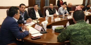 Llevan acabo la mesa de seguridad municipal encabezada por Eduardo Gattas.