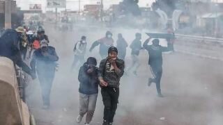 Siguen las manifestaciones en favor a Pedro Castillo.