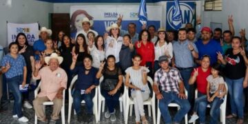 Lleva acabo candidata a la senaduría Imelda Sanmiguel gira de trabajó en el municipio de Jiménez