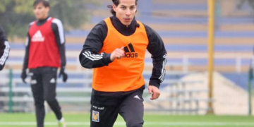 Diego Lainez entrena por primera vez con el equipo tigres.