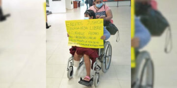 Mujer atropellada exige justicia en el Congreso de Tamaulipas