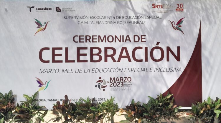 Llevan a cabo evento por el mes de la Educación Especial e Inclusiva.