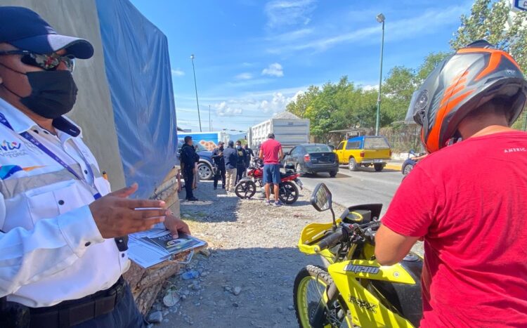 Tránsito infracciona a 10 motociclistas al día