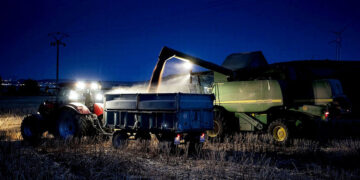 Agricultores prefieren trabajar de noche por intensos calores