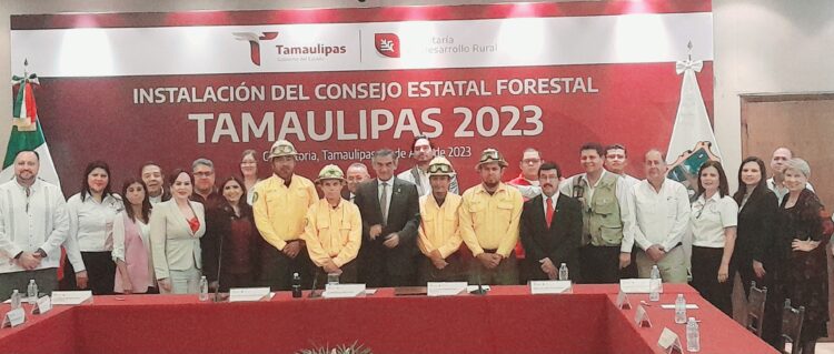 Instalan consejo forestal Tamaulipas 2023.