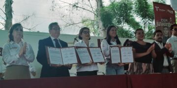 Lleva a cabo Injuve Tamaulipas firma de convenio.