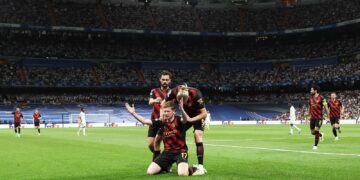 Real Madrid y Manchester City empatan en el Santiago Bernabéu.