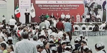 Llevan a cabo en Ciudad Victoria celebración por el Día Internacional de la Enfermería.