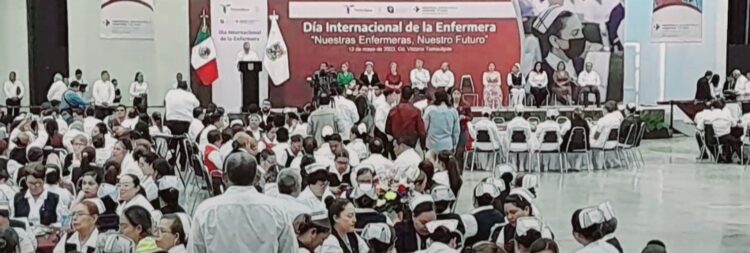 Llevan a cabo en Ciudad Victoria celebración por el Día Internacional de la Enfermería.
