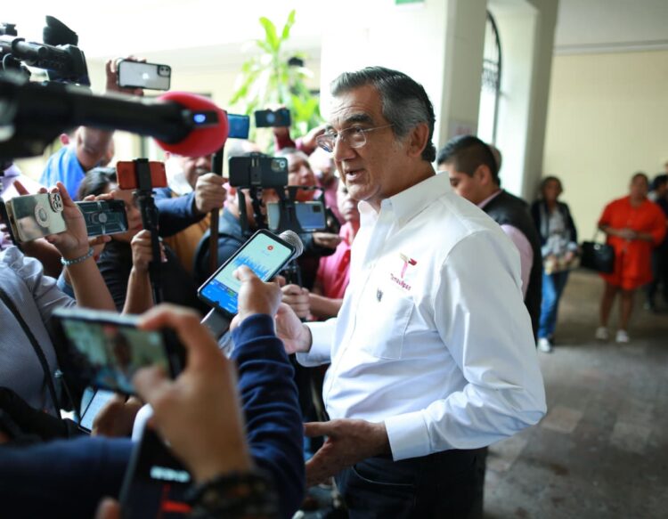 Continuará bombardeo de nubes para que siga lloviendo, anuncia el Gobernador