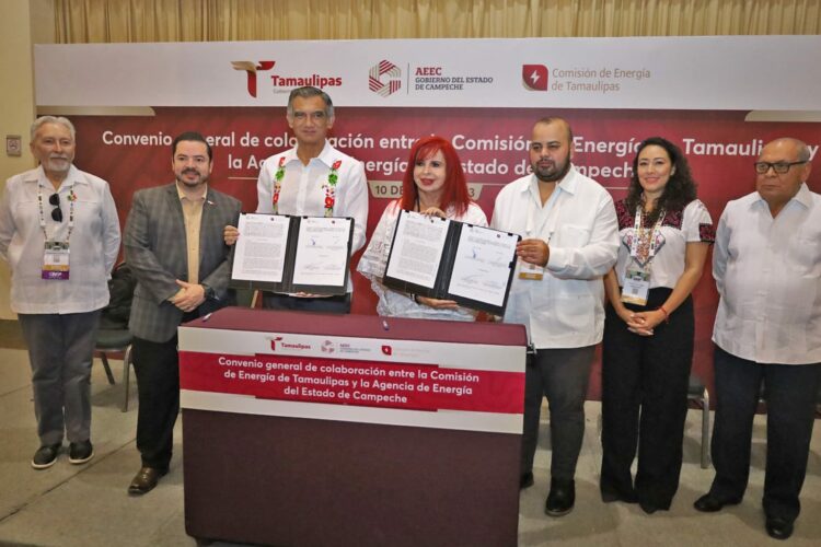 Firman Américo y Layda convenio para impulsar el desarrollo energético