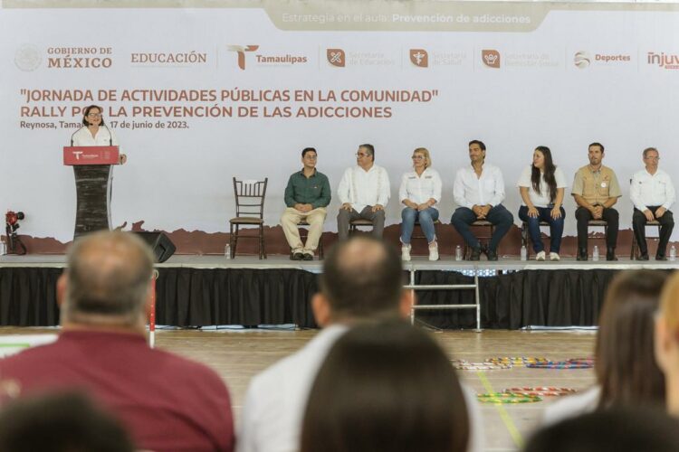Se suma Tamaulipas a la Jornada Nacional de Actividades Públicas en la Comunidad para la prevención de adicciones