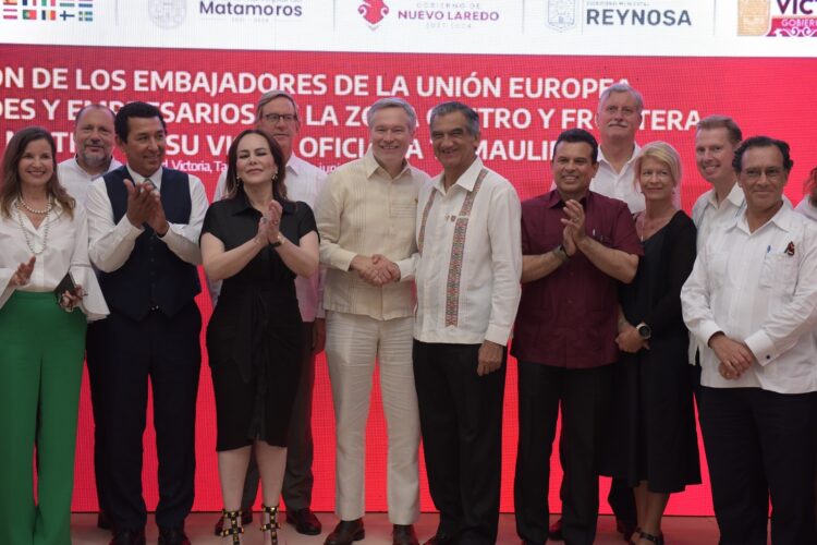 Exponen ventajas competitivas del norte de Tamaulipas a embajadores
