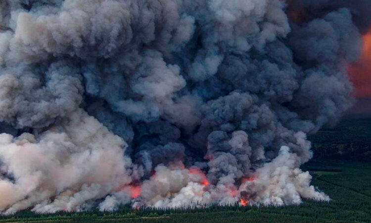 Incendios en Canadá afectan la calidad del aire en el centro y este de Estados Unidos