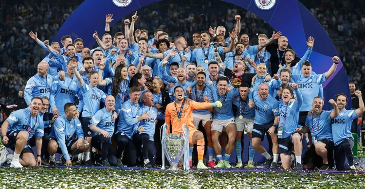 Manchester City se corona campeón de la Champions League por primera vez en su historia