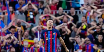 Robert Lewandowski se corona como el nuevo Pichichi de LaLiga